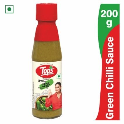 Tops Green Chilli Sauce 220ml