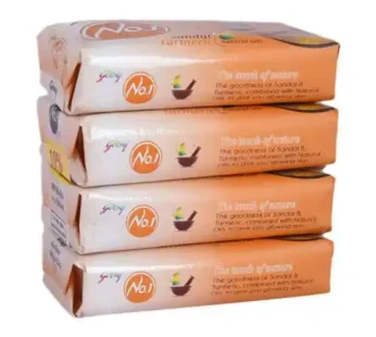 Godrej No.1 Soap 43g Pack of 4